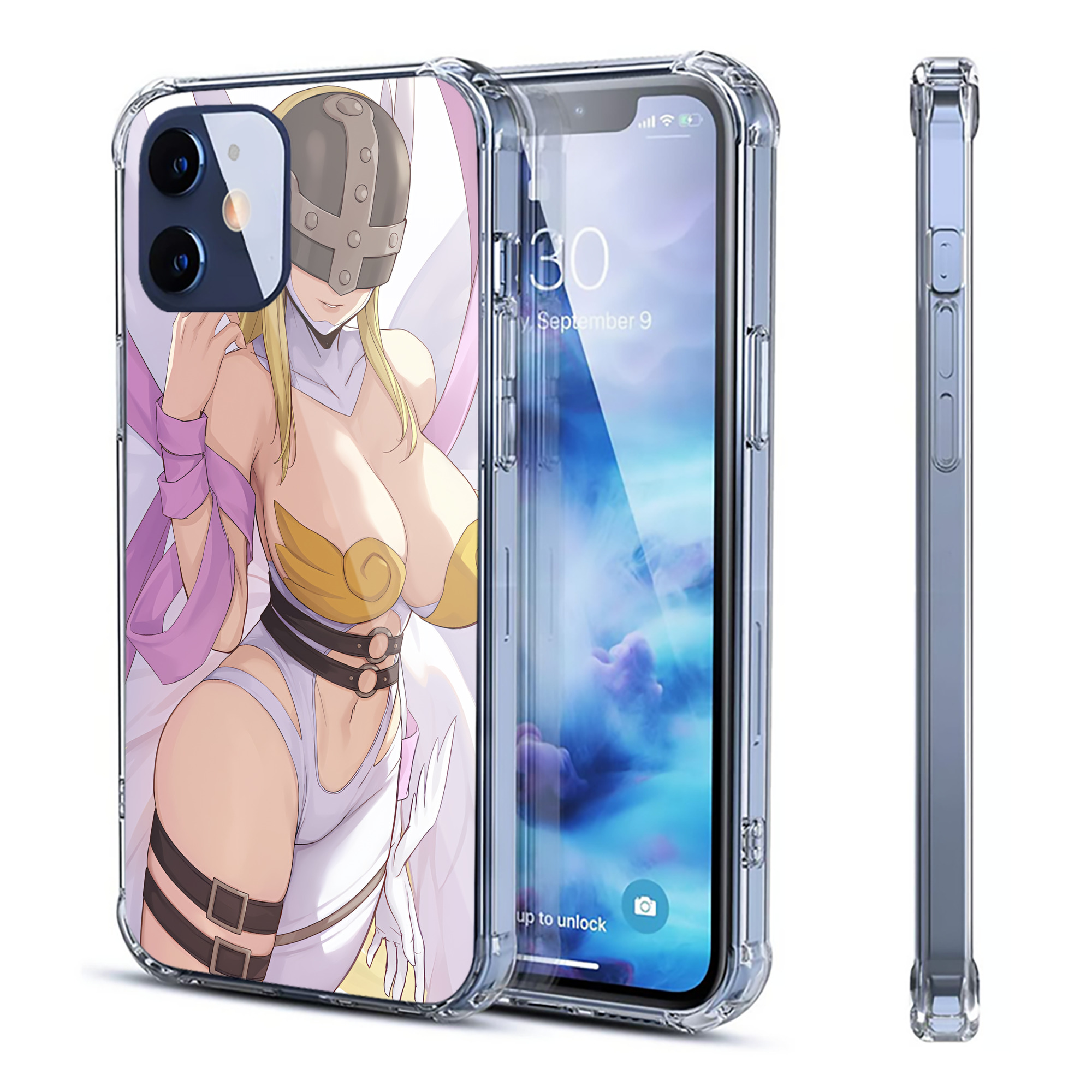 （画像用） Digimon デジタルモンスター/デジモン 【iPhone 12シリーズ対応】透明スマホケース（クリアソフトケース）